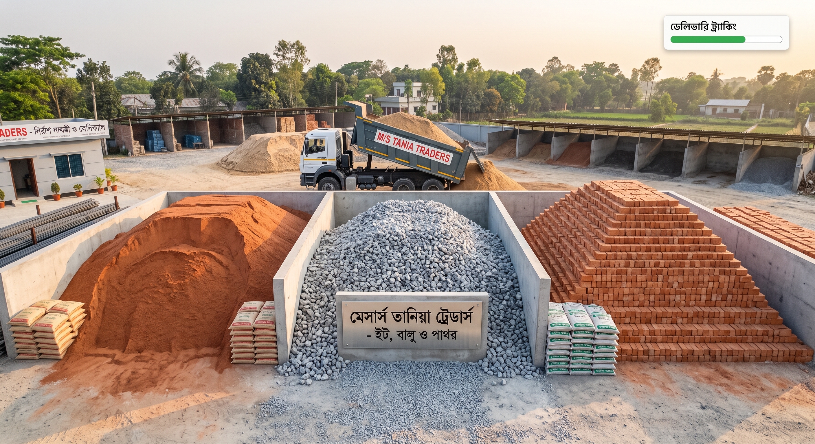 ইট, বালু ও পাথর